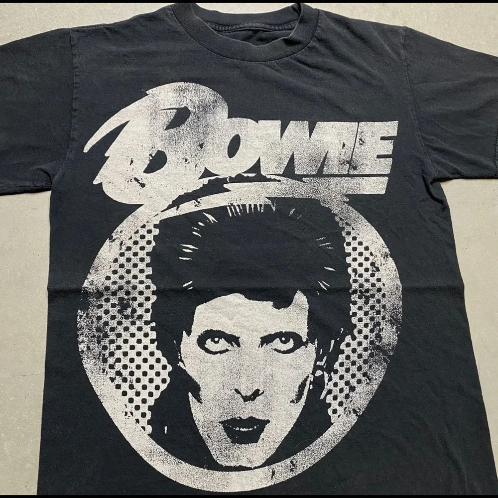 David Bowie black t shirt medium